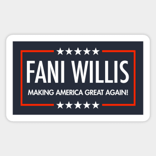 Fani Willis - Making America Great Again (blue) Sticker